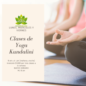 Clases de Yoga Mensual